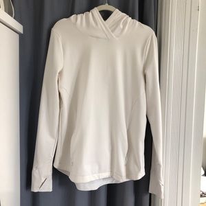 Athleta Bootcamp Hoodie white